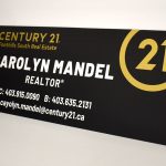 Realtor Custom Coroplast Signs Lethbridge