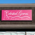 Letbridge Backlit Sign - Celestial Gowns