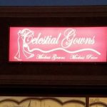 Letbridge Backlit Sign - Celestial Gowns