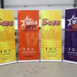 Pop up Banners Lethbridge. 2026. Wild 95.5, B93.3