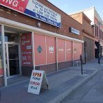 Progress Clothing Vinyl Window Storefront Decals Lethbridge