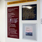 Providence Christian School Singage Lethbridge Signs