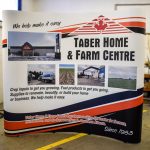 Taber Home & Farm Trade Shown Banner