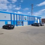 Lethbridge Storefront Window Perforated Vinyl Business YQL