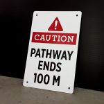 Aluminum Signage with Holes Lethbridge Signs