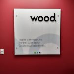 Wood Acrylic Sign